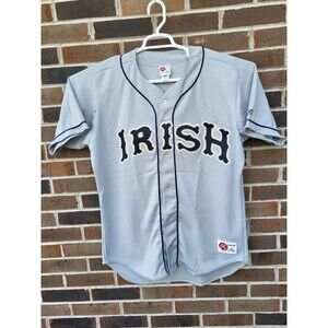 Vintage 90's Rawlings Notre Dame Fighting Irish Baseball Jersey Mens XL USA Made